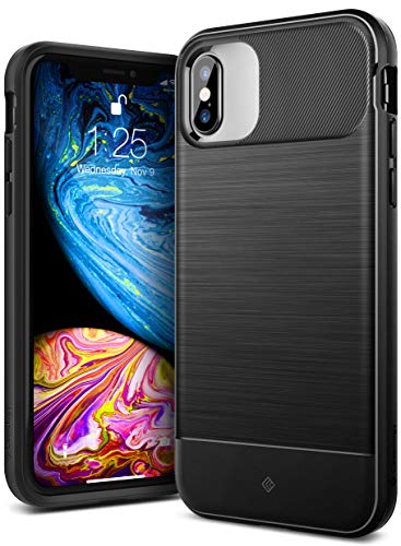 Product Cover Caseology Vault for iPhone XS Case (2018) / iPhone X Case (2017) - Rugged Matte Finish - Black