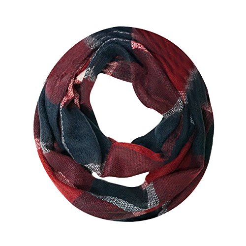 Product Cover Bowbear Soft Touch Winter Warm Tartan Infinity Scarf