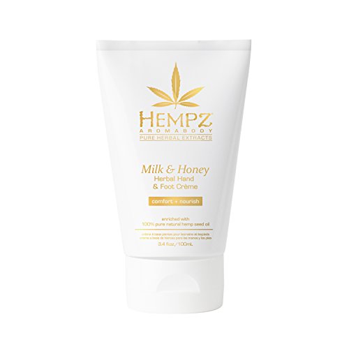 Product Cover Hempz Milk and Honey Herbal Hand and Foot Creme, 3.4 Ounce