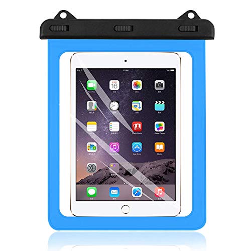 Product Cover Universal iPad Waterproof Case, AICase Dry Bag Pouch for iPad Pro 10.5, New iPad 9.7 2017/2018, iPad Pro 9.7, iPad Air/Air 2, Tablets up to 11.5 Inch (Blue)