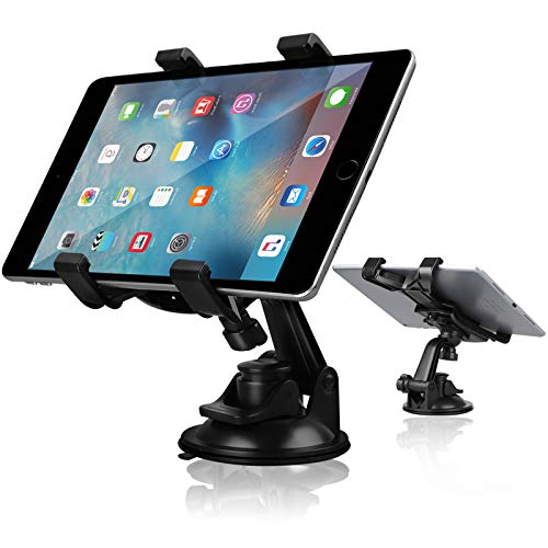 Product Cover Car Tablet Holder, Linkstyle Tablet Dash Mount Holder for Car Windshield Dashboard Universal Tablet Car Mount with Suction Cup Compatible for Samsung Galaxy Tab/iPad Mini Air 4 3(All 7-10.5