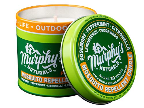 Product Cover Murphy's Naturals Mosquito Repellent Candle | Made with Essential Oils and a Soy/Beeswax Blend | 30 Hour Burn Time | 9oz