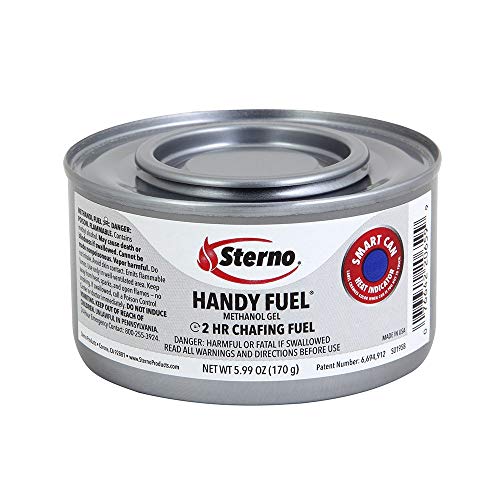 Product Cover Sterno 6PK Products 20102 2 Hour Handy Methanol Gel Chafing Fuel 6.7oz 6/Pack, BLUE
