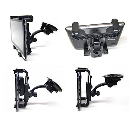 Product Cover Ramtech Car Vehicle Truck Adjustable Windshield Suction Mount Holder Bracket Stand Suitable for Rand McNally TND 740 GPS (Note: Fits Tablet GPS and Magnetic Slice Mount) - WMB7