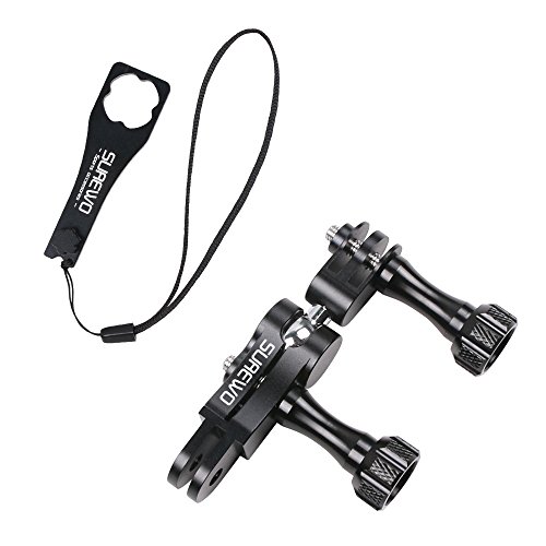 Product Cover SUREWO Aluminum Ball Joint Mount,Swivel Buckle Mount with Aluminium Wrench Compatible with GoPro Hero 8/7/(2018) 6 5 Black,4 Session,4 Silver,3+,DJI Osmo Action,YI,Campark,AKASO and More