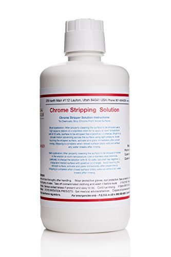 Product Cover 32 oz/1 Liter - Chrome Stripping Solution - Electroplating Solution