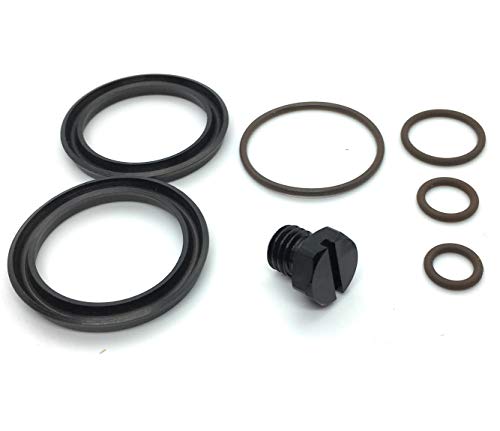 Product Cover REPLACEMENTKITS.COM - Brand Fits Duramax 6.6L Fuel Filter Primer Rebuild Seal Kit with Viton O-Rings