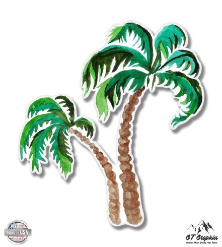 Product Cover GT Graphics Palm Trees Watercolor - 3