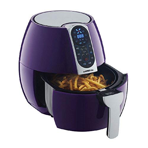 Product Cover GoWISE USA GW22651 3.7-Quarts Programmable Air Fryer with 8 Cook Presets (Plum), Qt