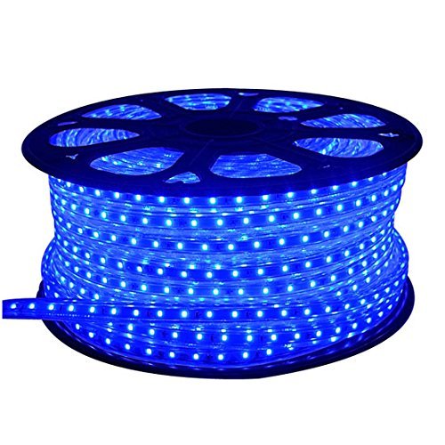 Product Cover Improvhome 20 Meter Waterproof Flexible Blue LED Rope Pipe (SMD 3014) 20 Mtr Blue SMD + Adaptor