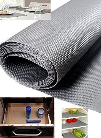 Product Cover Homesoul Multipurpose Full Length Anti Slip Grip PVC Mat (5 m, Grey)