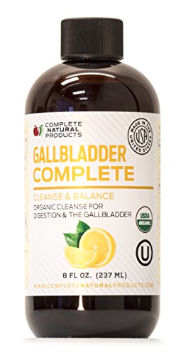 Product Cover Gallbladder Complete 8oz - Natural Organic Liquid Gallstones Cleanse, Support, Sludge Formula Supplement