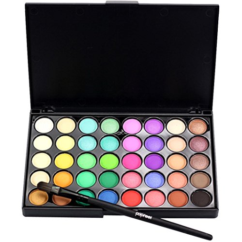 Product Cover Fabal Cosmetic Matte Eyeshadow Cream Makeup Palette Shimmer Set 40 Color+ Brush Set (B)