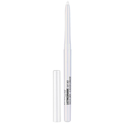 Product Cover Maybelline New York Lasting Drama Light Liner Eye Pencil, White Lustre, 0.28g