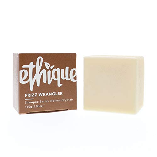 Product Cover Ethique Eco-Friendly Solid Shampoo Bar for Normal-Dry or Frizzy Hair, Frizz Wrangler - Sustainable Natural Shampoo, Soap Free, Plastic Free, Vegan, Plant Based, 100% Compostable & Zero Waste, 3.88oz