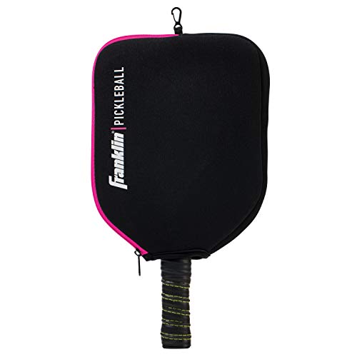 Product Cover Franklin Sports Pickleball Paddle Cover - Black/Pink
