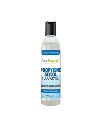 Product Cover Propylene Glycol (16 oz.) by Pure Organic Ingredients, 100% Pure, Food & Pharmaceutical Grade, Hypoallergenic Moisturizer and Skin Cleanser