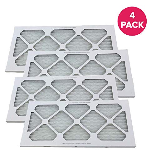 Product Cover Think Crucial Replacement Air Filter Compatible with Vornado Part # Md1-0014, Md1-0015 & Model AQS500 Purifier Filters (4 Pack)