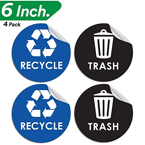 Product Cover Pixelverse Design Recycle Sticker Trash Can Decal - 6