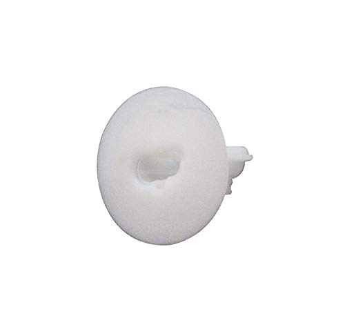 Product Cover THE CIMPLE CO - Dual Feed Thru Bushing - (White) RG6 Feed Through Bushing (Grommet) Replaces Wallplates (Wall Plates) for Coax Coaxial Cable, Network Cable, CCTV - Indoor/Outdoor Rated - 10 Pack