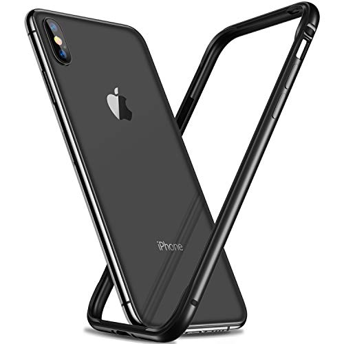 Product Cover RANVOO iPhone X Bumper Case, iPhone 10 Case, Flexible Protective Bumper Frame - Black