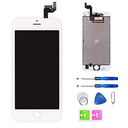Product Cover for iPhone 6S Screen Replacement White 4.7 Inch, LCD Display with 3D Touch Screen Digitizer Assembly Include Full Set Repair Tools