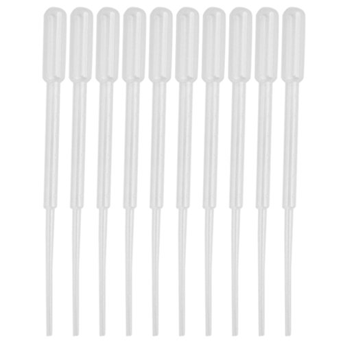 Product Cover Generic KT52SW 3ml Transfer Graduated Pipettes Graduated 0.5ml Plastic Dropper, Ink Filler, Transfer Tube (Pack of 50)