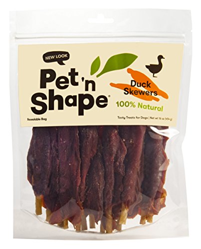 Product Cover Pet 'n Shape Duck Skewers - All Natural Dog Treat, Duck, 1 Lb