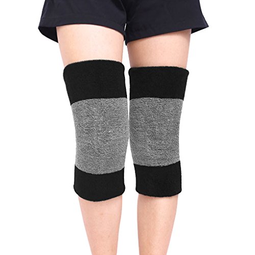 Product Cover Winter Soft Thermal Knee Braces Leg Warmers Cozy Warm Skiing Cycling Camping Runing Arthritis Tendonitis Knee Pads Leg Sleeves Support Protector for Men Women