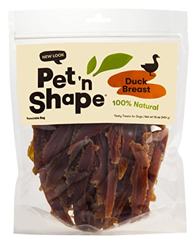 Product Cover Pet 'n Shape Duck Breast Fillets - All Natural Dog Treats, Duck, 1 Lb