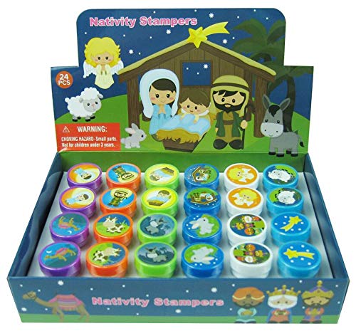 Product Cover TINYMILLS 24 Pcs Nativity Stampers for Kids