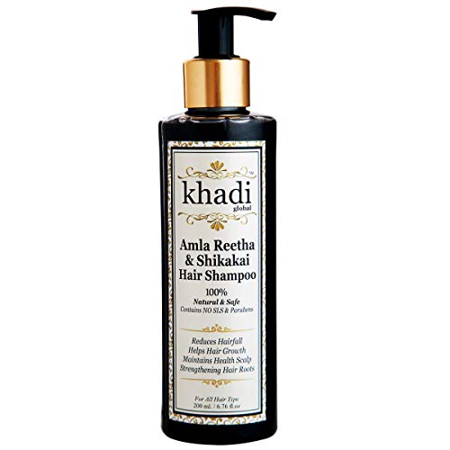 Product Cover Khadi Global Amla Reetha Shikakai Hair Shampoo 220ml