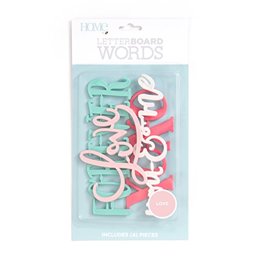 Product Cover DCWVE Die Cuts with A View Word Pack Letterboard-Love (4 pcs) LP-006-00022, Multi-Colour