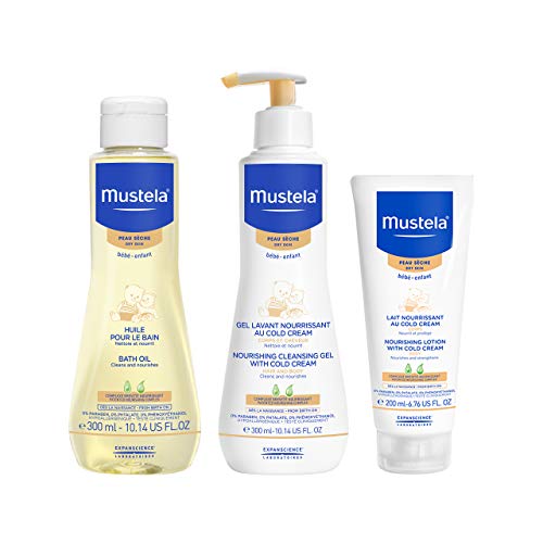 Product Cover Mustela Bathtime Gift Set, Baby Skin Care Available for Normal, Dry, Sensitive, and Eczema Prone Skin, 1 Set