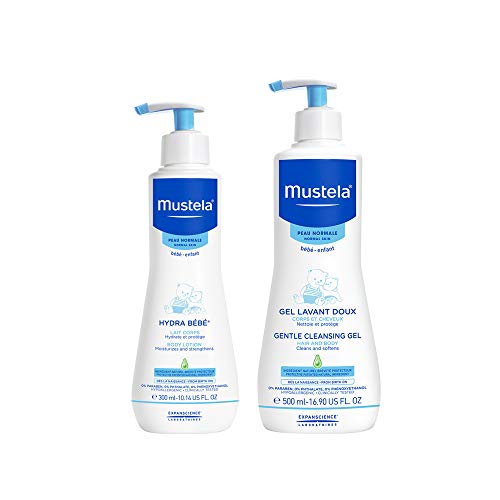 Product Cover Mustela Bathtime Gift Set, Baby Skin Care Available for Normal, Dry, Sensitive, and Eczema Prone Skin, Normal Skin, Standard Packaging