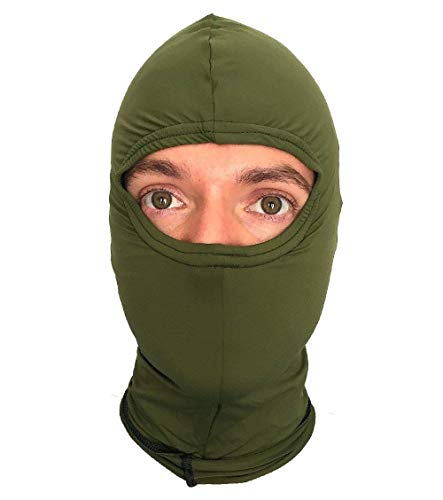 Product Cover RYNOSKIN: Outdoor Clothing, Hunting Clothes, Camping Gear, Insect Repellent, Safari Clothes for Women & Men, Bug Out Repelente De Mosquitos, Under Amor, Base Layer - Hood, Green