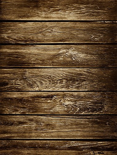 Product Cover AOFOTO 3x5ft Old Wood Plank Backdrop Grunge Wooden Board Photo Shoot Background Vintage Weathered Hardwood Fence Panels Photography Studio Props Kid Child Baby Boy Girl Portrait Video Drop Wallpaper
