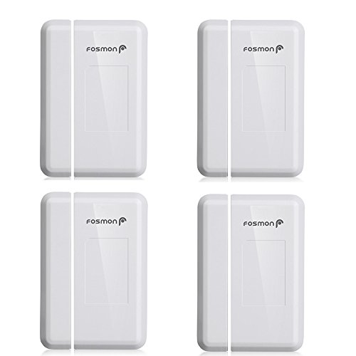 Product Cover Fosmon 4 Pack WaveLink 51018HOM Add-On Door Contact Sensor Unit (No Receiver) - White
