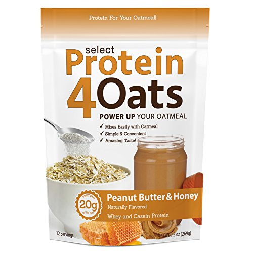 Product Cover Pescience Select Protein 4 Oats, Peanut Butter & Honey, 12 Serving