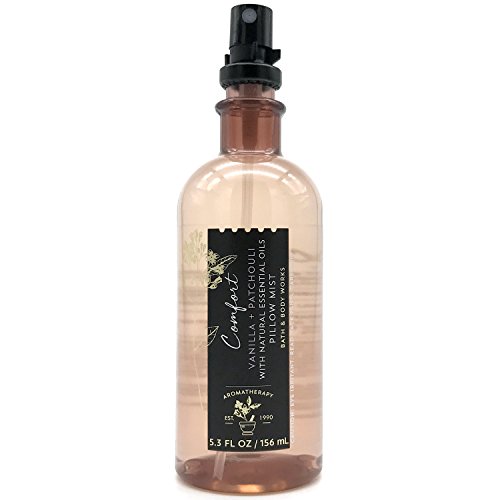 Product Cover Bath and Body Works Aromatherapy Pillow Mist with Natural Essential Oils (Comfort, Vanilla + Patchouli)