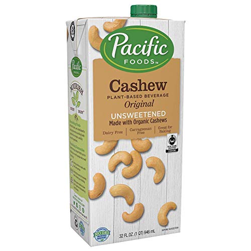 Product Cover Pacific Foods Fair Trade Made With Organic Cashew Unsweetened, 32 oz, (Pack of 6)