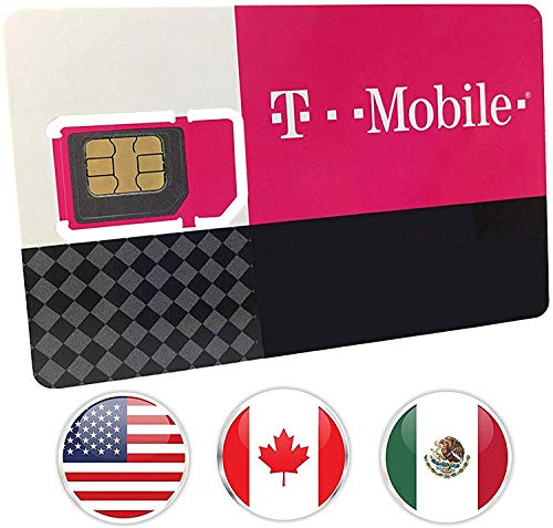 Product Cover  T-Mobile Prepaid SIM Card Unlimited Talk, Text, and Data in USA with 5GB Data in Canada and Mexico for 20 days