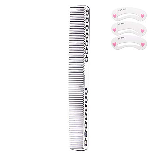 Product Cover Coobbar 1pcs Anti-static Stainless Steel Hair Combs Hair Styling Hairdressing Barbers Combs (Silver)
