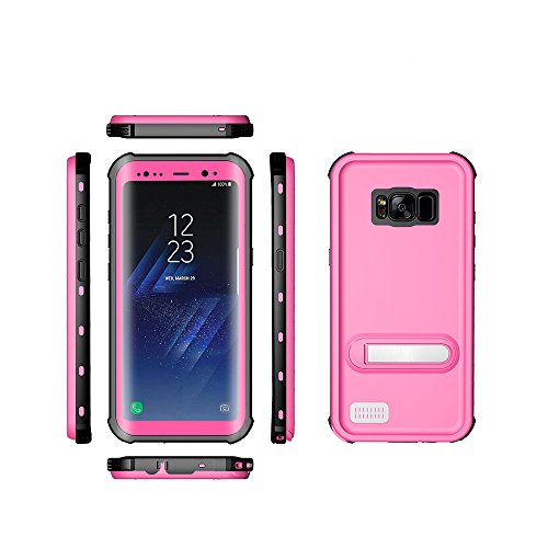 Product Cover Samsung Galaxy S8 Waterproof Case, Ultra Light Waterproof Shockproof Dirtproof Diving Phone case for Samsung Galaxy S8 (Pink)