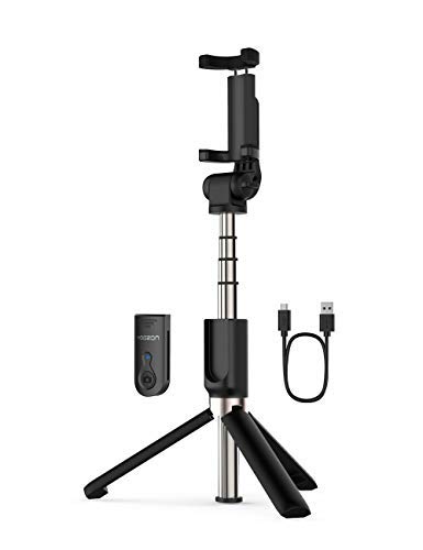 Product Cover Yoozon Selfie Stick Tripod Bluetooth, Extendable Phone Tripod Selfie Stick with Wireless Remote Shutter for iPhone 11/11 Pro/11 Pro Max/Xs MAX/XR/XS/X, Galaxy Note 10/Note 10 Plus/S9, Huawei and More