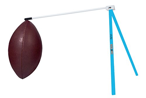 Product Cover Kickoff! Football Holder --- Football Place Holder Kicking Tee -- Use with Foot ball Field Goal Post or Football Kicking Net (Blue and White)