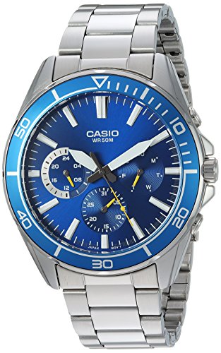 Product Cover Casio Men's Sports Quartz Watch with Stainless-Steel Strap, Silver, 21.7 (Model: MTD-320D-2AVCF)