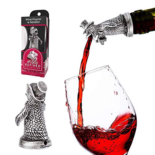Product Cover Stainless Steel Animal Wine Aerator & Liquor Pourer (Penguin) - 9 Designs Available!