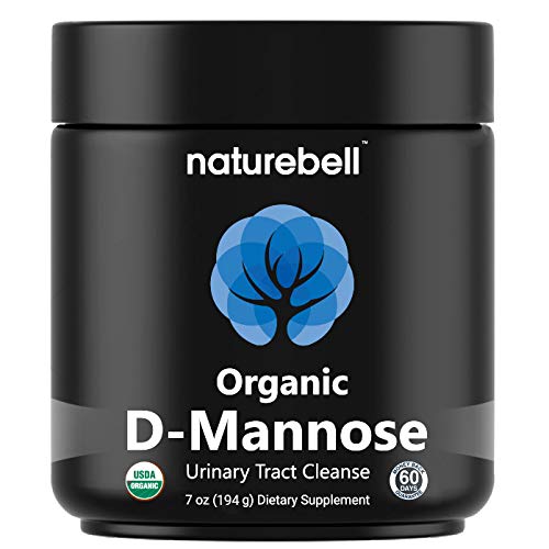 Product Cover USDA Organic D-Mannose Powder, 7 Ounce, Urinary Tract Cleanse & Bladder Support, Fast-Acting & Long-Lasting Cleanse, All Natural. No GMOs, Vegan Friendly and Made in USA