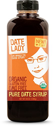 Product Cover Date Lady Organic Date Syrup 3 lb Squeeze Bottle | Vegan, Paleo, Gluten-free & Kosher